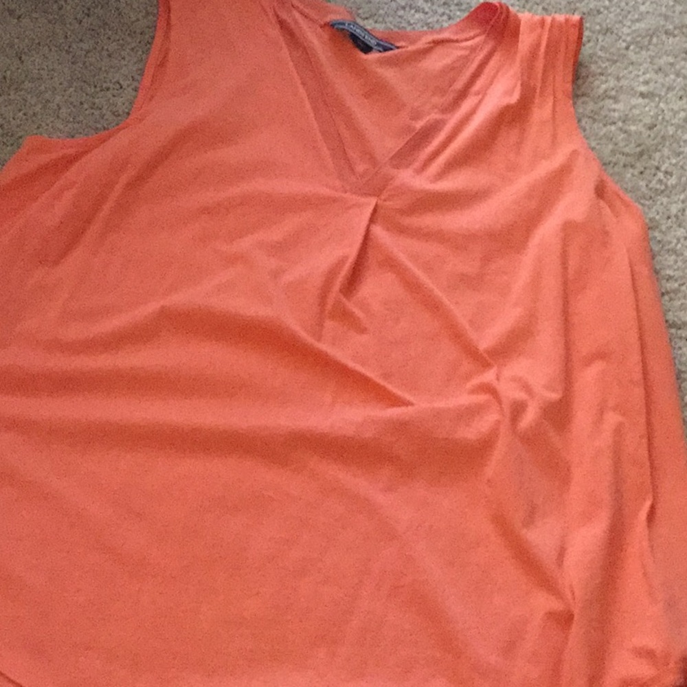 Coral land’s end V-neck tank top
